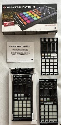 2x Native Instruments Traktor Kontrol F1 DJ Controller, 1 In Box Barely Used