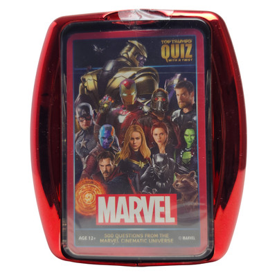 Marvel Cinematic Universe Top Trumps Quiz Trivia Card Game