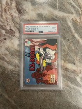 1993 Upper Deck Michael Jordan Adventures in Toon World “Ka-boom”card PSA 9 MINT