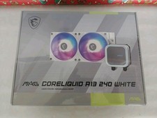 MSI MAG CORELIQUID A13 240 Liquid CPU Cooler Rifle Bearing 120mm White