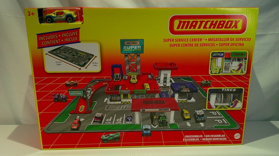 Matchbox 79391473 1:64 Super Service Center Play Set - Image 3 of 4
