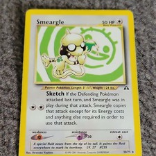 Pokémon TCG Smeargle 30/75 Neo Discovery Rare Regular EN Basic 50HP Unlimited on eBay
