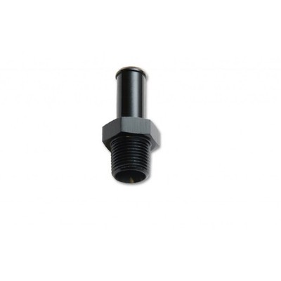 Vibrant For 1/16in NPT to 1/4in Barb Straight Fitting Aluminum