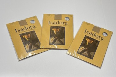 3 Pairs Sheer Pantyhose Isadora Comfort Sheer Size B Nude New In Packaging