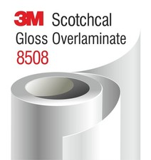 NIB New 3M Scotchcal 8508 Transparent Gloss Overlaminate OEM 54 in x 50 yd NOS
