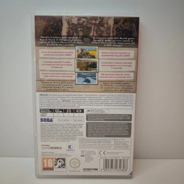 NINTENDO SWITCH : VALKYRIA CHRONICLES 4 - Completo, ITALIANO ! CONSEGNA 24/48H, foto 3 di 3