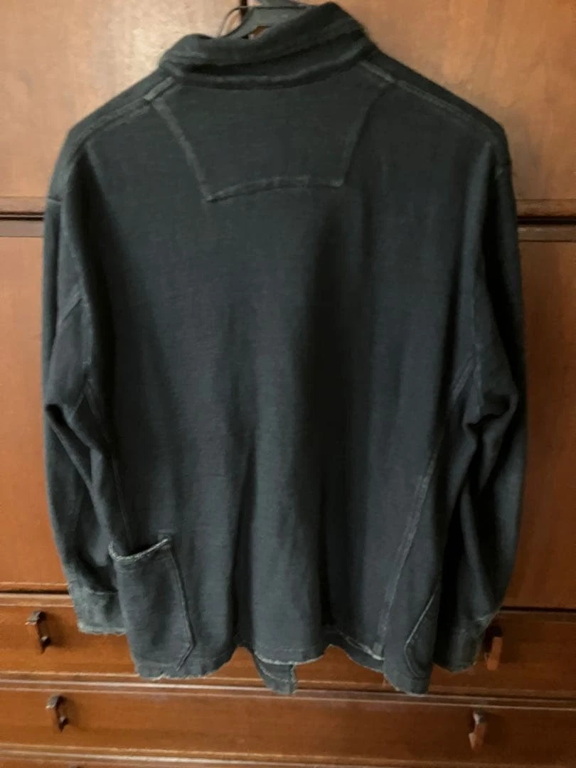 45rpm Indigo Navy Coverall Jacket Men's Size 3 L Used Workwear Style image 3