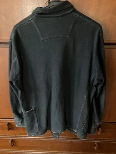 45rpm Indigo Navy Coverall Jacket Men's Size 3 L Used Workwear Style image 3