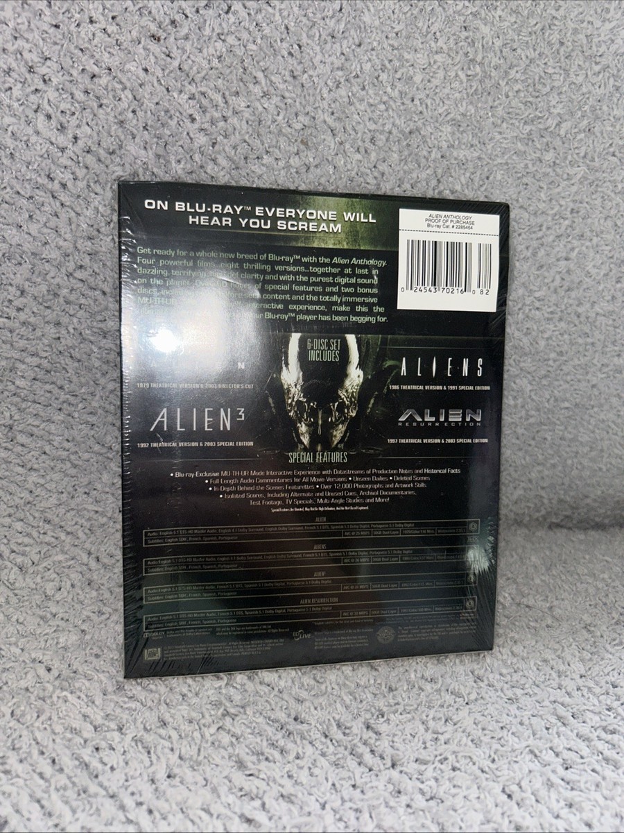 Alien Anthology (Blu-ray Disc, 2010, 6-Disc Set) for sale online
