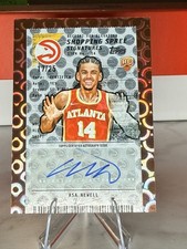 Asa Newell 2025-26 Topps Shopping Spree Signatures automático/25 Atlanta Hawks