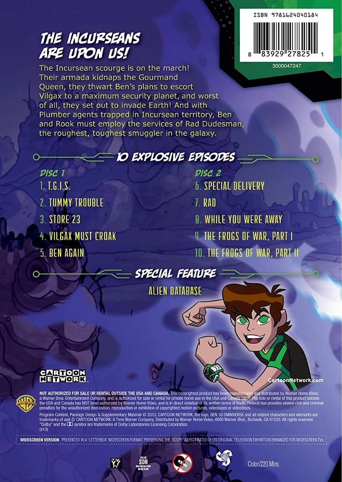 Ben 10: Omniverse, Vol. 3 - Aliens at War (DVD) (US IMPORT) - Image 3 of 3