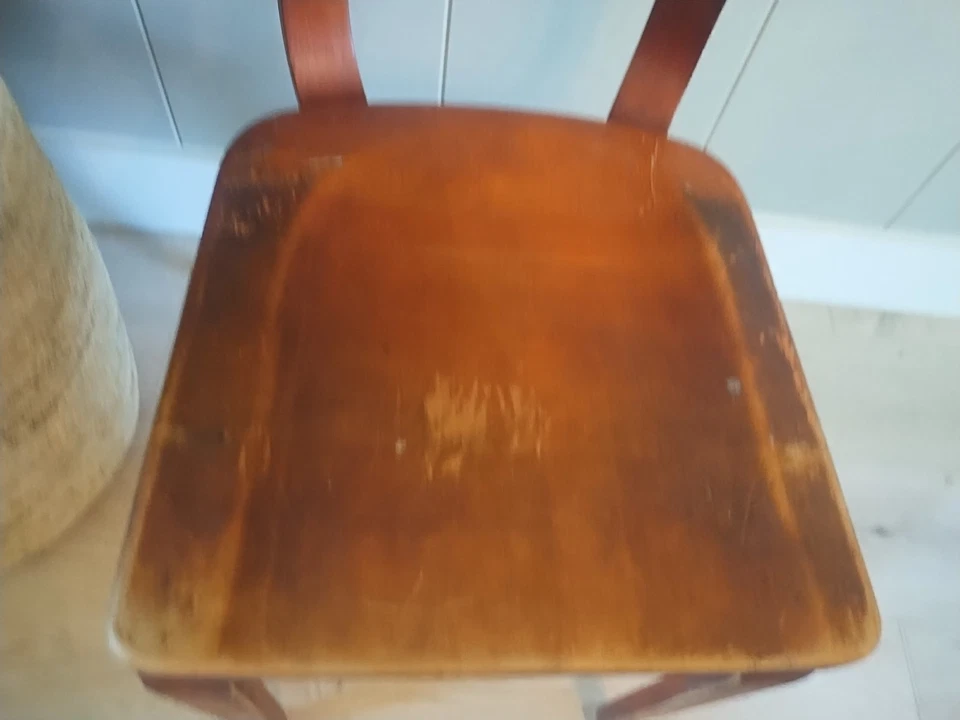 Silla Thonet auténtica de madera curvada Foto 3 de 4