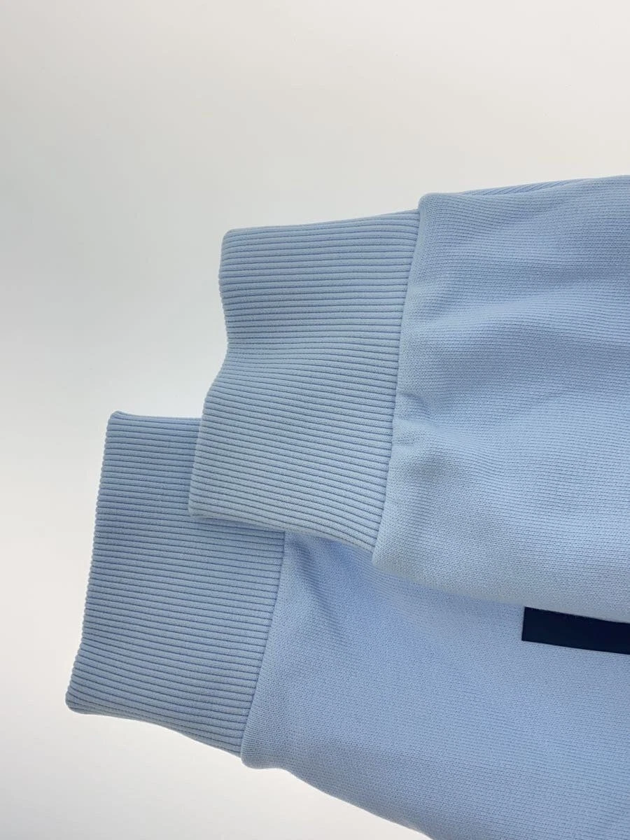 FELPA CON CAPPUCCIO BURBERRY HORSE FERRY M VERSIONE TISSI BLU 8040768 STAMPA LOGO usata