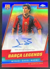 Miguel Angel Nadal Chrome 2022 Legends Auto
