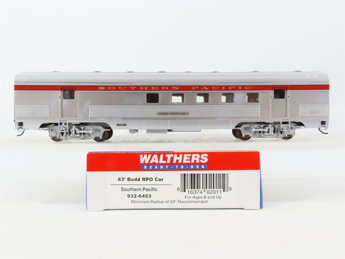 Coche de pasajeros Budd RPO 63' Southern Pacific escala HO Walthers RTR 932-6453 SP | Zustand: Used