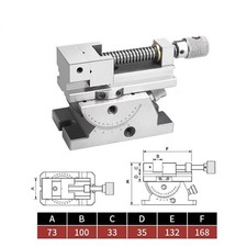 Universal Precision Bench Vise Manual 360-degree Adjustable Angle Vise