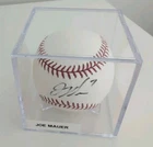 Joe Mauer Signed/Autographed Baseball. Minnesota Twins. MLB Hall Of Fame.