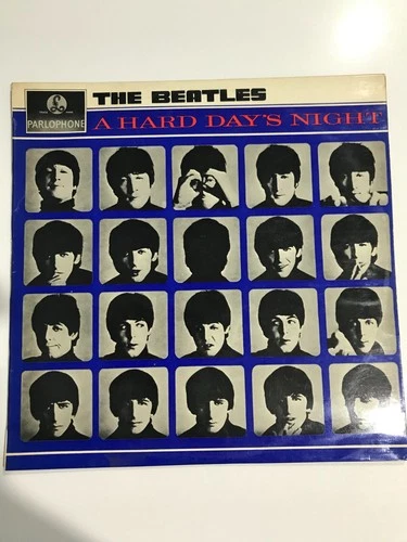 Vintage LP Record - The Beatles - A Hard Day's Night - Very Good Condition