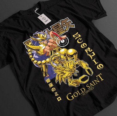 Saint Seiya Shirt Shiryu Tshirt Hyoga T-Shirt Shun Top Ikku Anime Graphic Tee