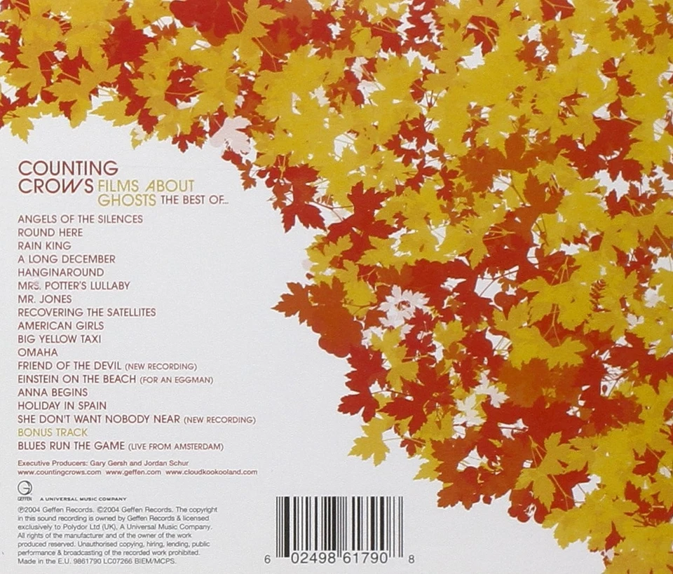 Counting Crows Films About Ghosts (The Best of Counting Crows) (CD) (UK IMPORT) - Image 2 of 2