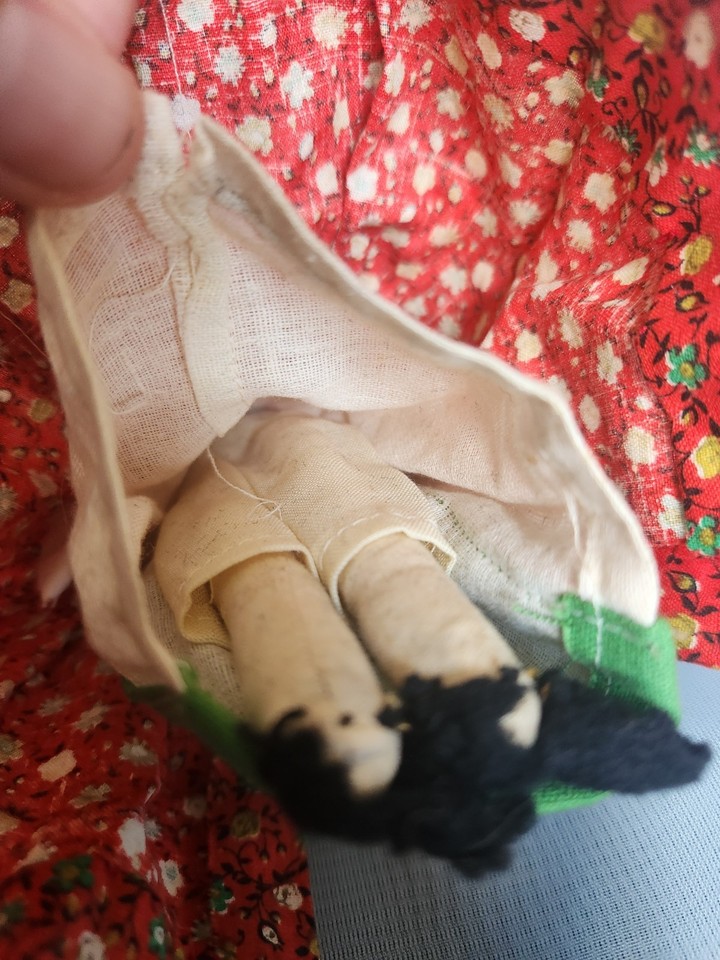 Vintage Colonial Cloth Primitive Doll RARE Americana Handmade Ragdoll ...