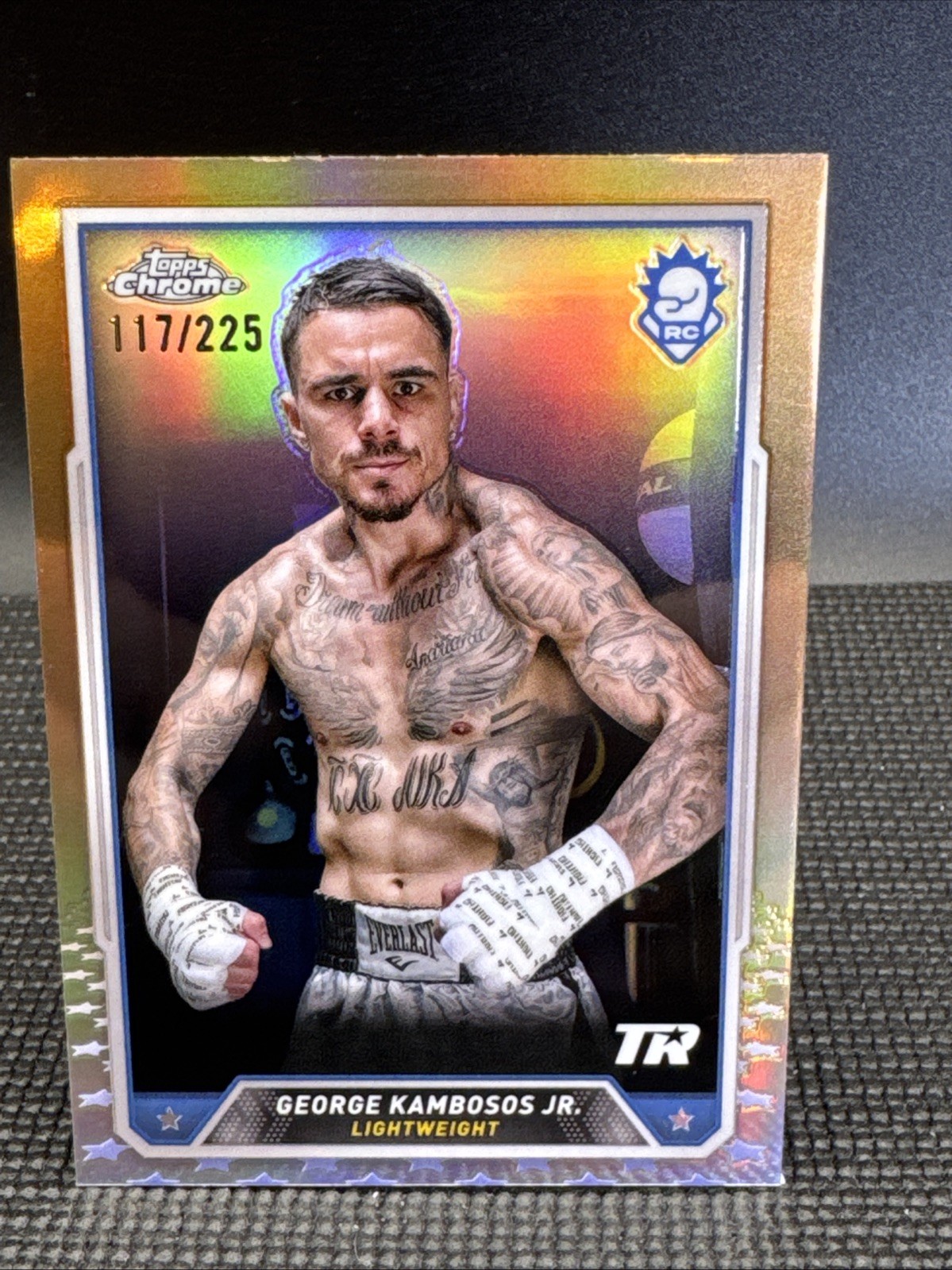 George Kambosos Jr. RC 2024 Topps Chrome Boxing #22 Bronze Refractor /225
