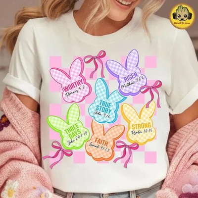 Easter Christian Bunny Comfort Tee A Lot Can Happen In Three Days He Is Risen