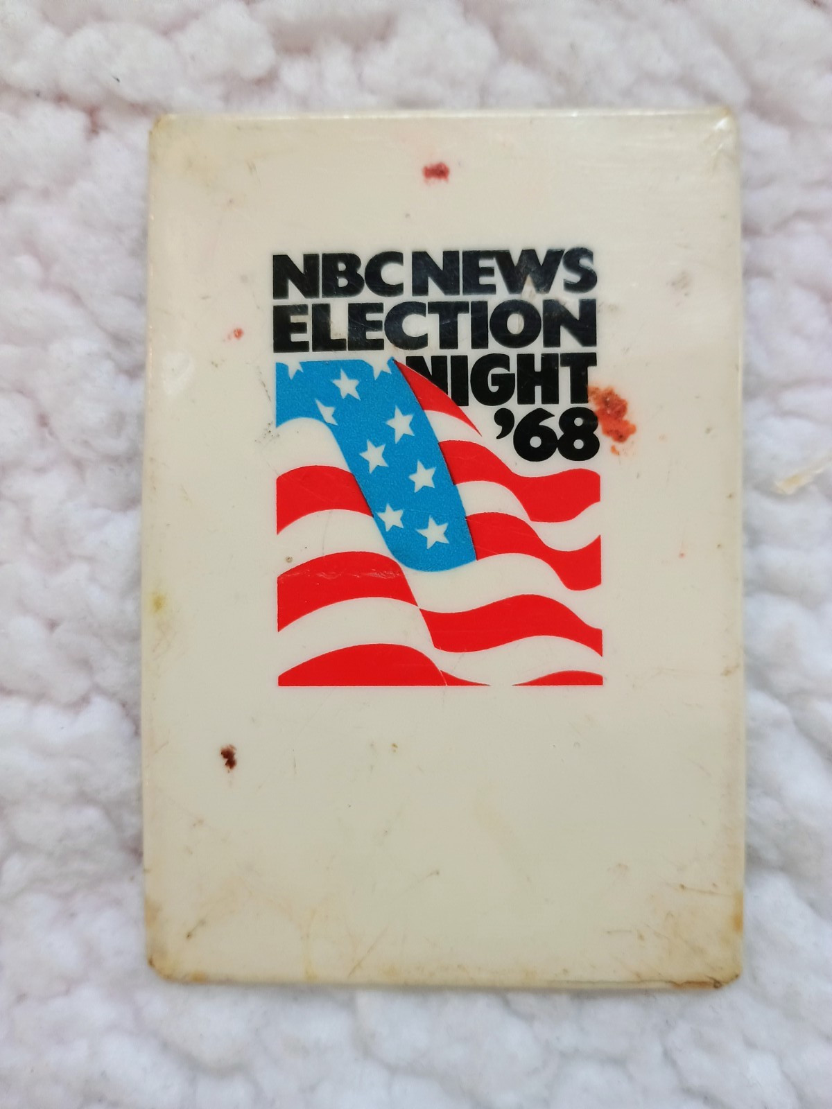 Rare Original Nbc News 1968 Election Night Badge