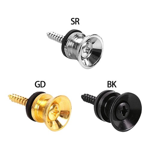 Genuine Fender Strap Buttons Chrome For Stratocaster Telecaster Bass Guitar