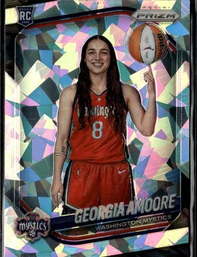2025 Panini Prizm WNBA Ice Prizms Georgia Amoore #140 | Washington Mystics