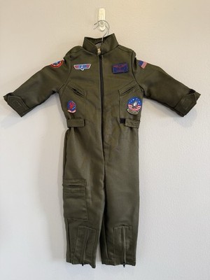Offizieller Top Gun Kinder Fluganzug Verkleidung Halloween Alter 18 Monate Brandneu mit Etikett