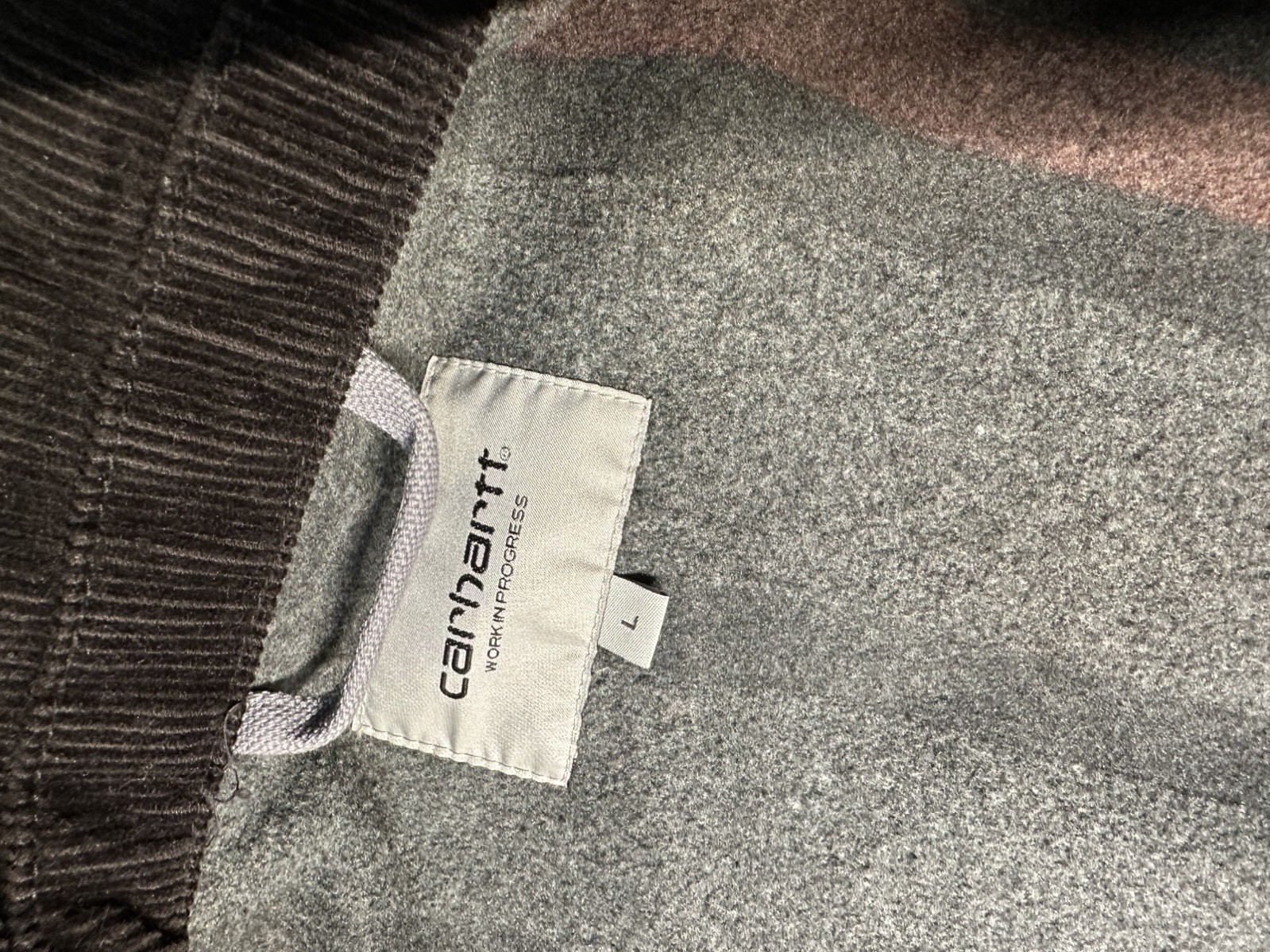 Carhartt wip Detroit jacket Dove Grey(Rigid) Size L Used *read* thumbnail 13