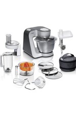 Bosch MUM56340 Küchenmaschine Serie 4 + Fleischwolf + Pasta Set + Zubehör