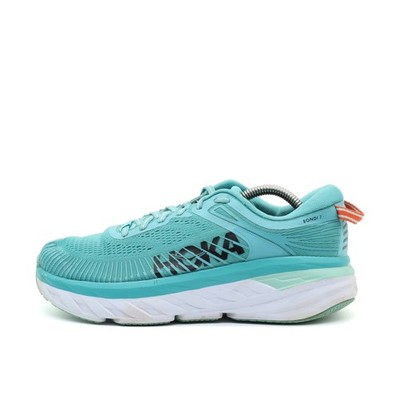 Hoka One Damen Bondi 7 Schuhe türkis Mesh Flach Laufschuhe EU 39 1/3