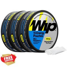 Wip Blue Raspberry Energy Pouches 15ct 3 Cans
