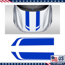 Car Hood Decal Sticker Side Body Stripe Racing Graphics Universal Bcolor Blue Car Hood Decal Sticker Side Body Stripe Racing Graphics Universal Bcolor Blue