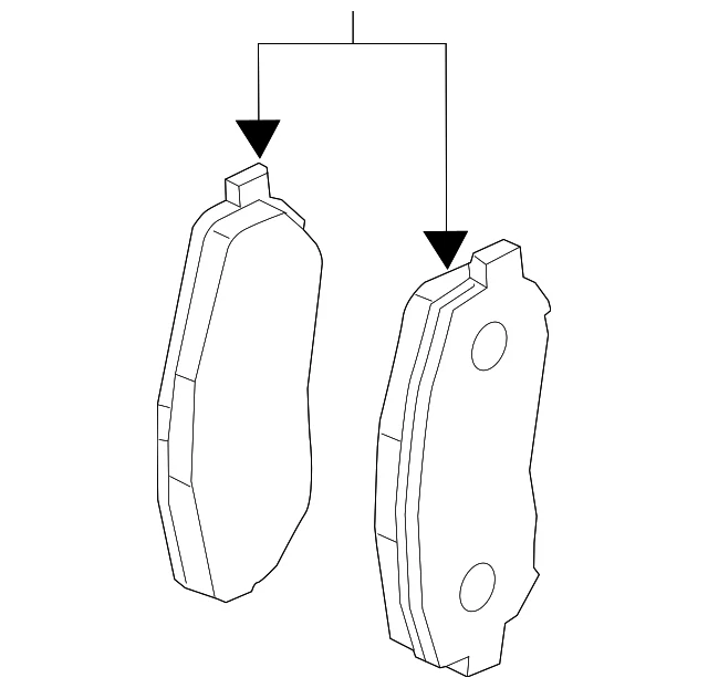 Pastillas de freno delanteras para Mazda (P/N BDYS-33-28ZA)