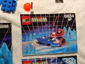 Lego SPACE ICE PLANET 6898 Ice-Sat V + 6834 Celestial Sled + 6814 Ice Tunnelator