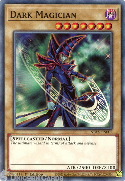 STAX-EN005 Dark Magician :: Common 1st Edition YuGiOh Card