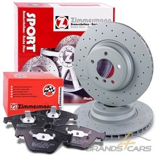 ZIMMERMANN SPORT-BREMSSCHEIBEN +BELÄGE VORNE FÜR BMW 3-ER E90 E91 E92 E93 X1 E84
