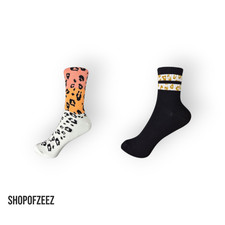Fashion Leopard Socks | Trendy Unisex Socks | Animal Print & Street Style