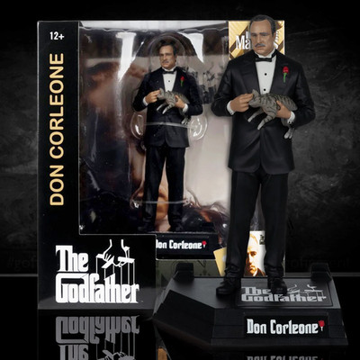 Don Corleone Movie Maniacs The Godfather Paramount Wave 2 6-Inch Posed Figure
