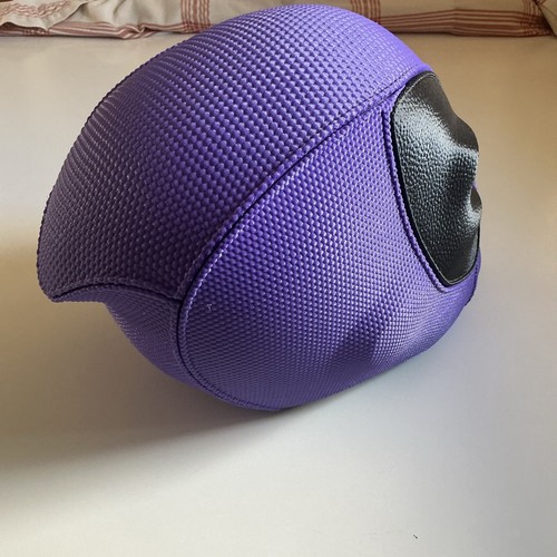 Deadpool Mask Purple 3D Printed Hardshell Helmet Magnetic - Picture 3 of 7