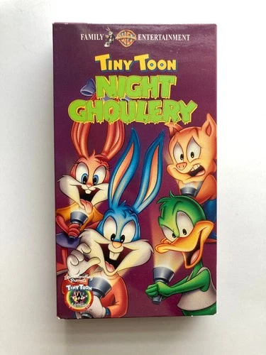 Tiny Toon Night Ghoulery VHS 90s Halloween Animation Bugs Bunny Toons NTSC RARE