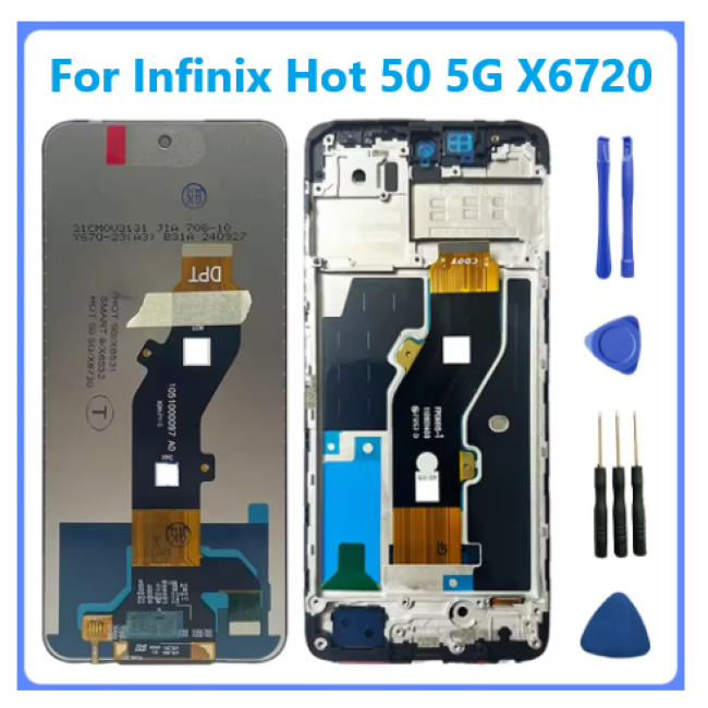 For Infinix Hot 50 5G X6720 LCD Display Touch Panel Screen