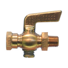 1/8" NPT Lever Handle Brass Shut Off Pet Cock Valve Gas Air Engines Motor AC130