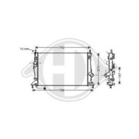 Diederichs KüHler WasserküHler MotorküHler FüR Ford Focus II Da_ HCP DP