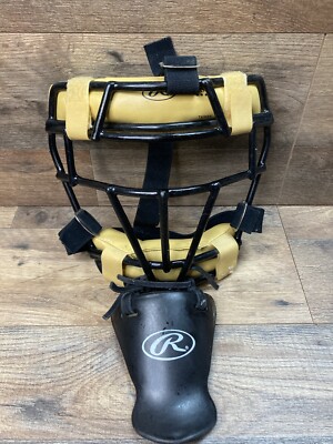 Masque D'arbitre Rawlings Wire PWMX EOBR2 Pour Baseball/softball Adulte - Taille Unique, Noir, Occasion En Bon état