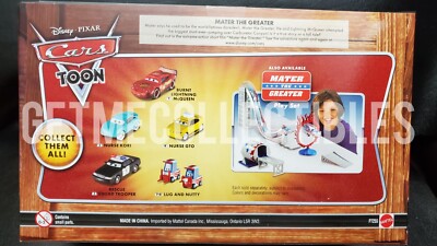 DISNEY PIXAR CARS read MATER THE GREATER HIGH DIVE 4 PACK SAVE 6