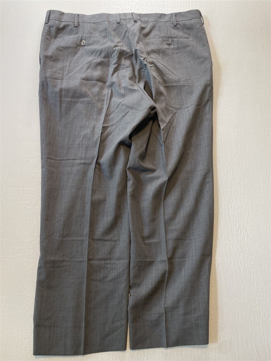 90s usa製 スパンデックスパンツ ブラウングレー hooked Angelico H-Tech Class Super 100s 40x29 Gray Italy 100% Wool